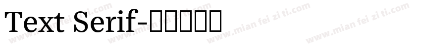 Text Serif字体转换